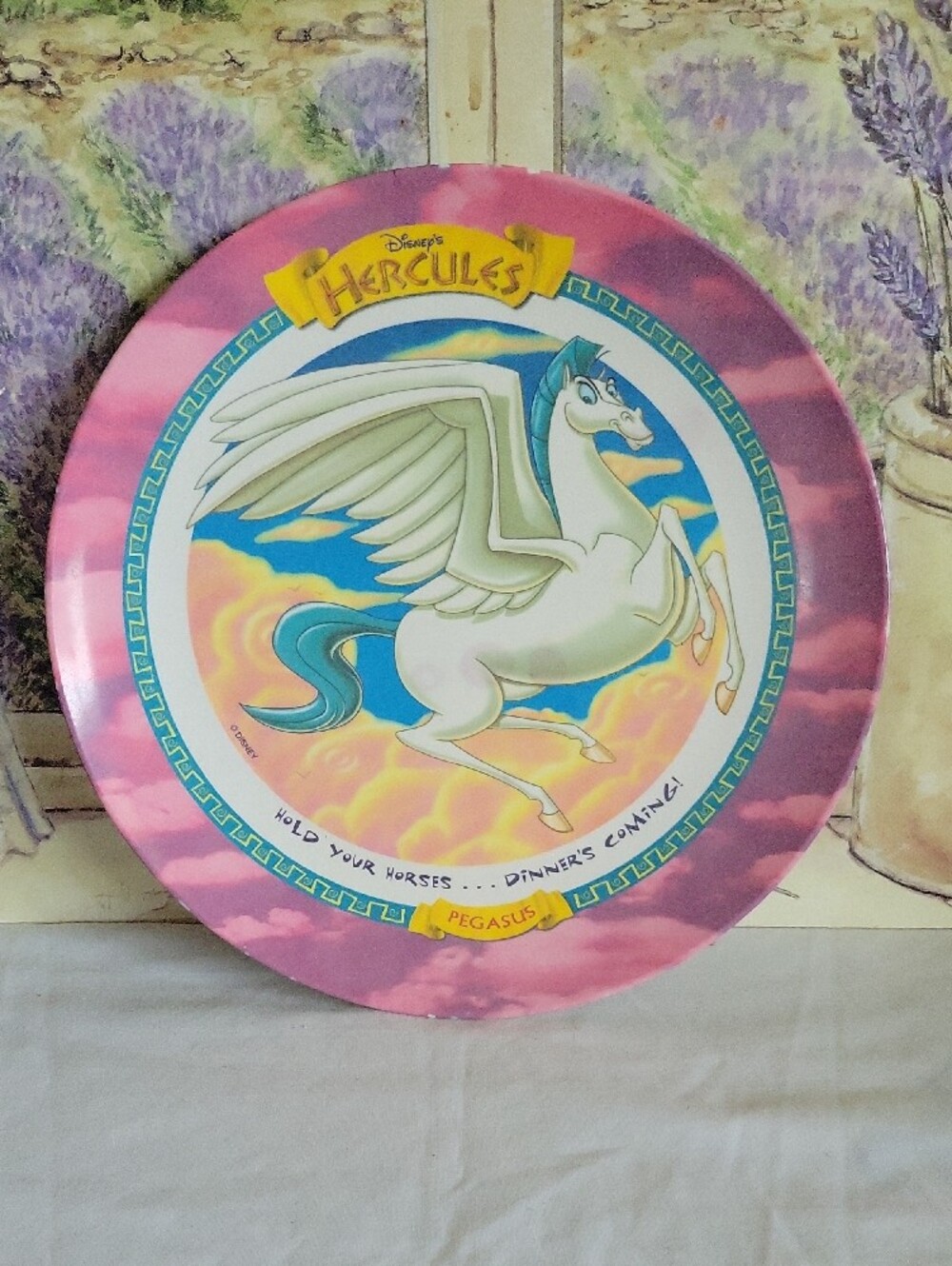 Vintage 1997 Disney Hercules Pegasus McDonald's Collector Plate 9.5"